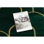 Covor EMERALD 1021 elegant, art deco,verde / auriu 80x150 cm