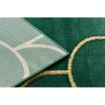 Covor EMERALD 1021 elegant, art deco,verde / auriu 80x150 cm