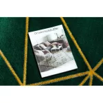 Exclusiv EMERALD covor 1013 cerc- glamour, elegant verde/ aur  200 cm