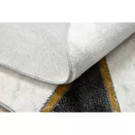 Exclusiv EMERALD covor 1015 cerc- glamour, elegant, marmură negru / aur  200 cm