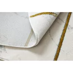 Exclusiv EMERALD covor 1012 cerc- glamour, elegant, marmură  crem / aur 200 cm