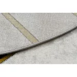 Exclusiv EMERALD covor 1015 cerc- glamour, elegant, marmură  verde / aur  160 cm