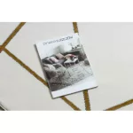 Covor EMERALD 1013 Cerc, - elegant, Figuri geometrice, crem / auriu 120 cm