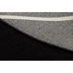 Covor EMERALD 1012 Cerc, - elegant, marmură - Figuri geometrice, negru / auriu 120 cm