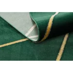 Covor EMERALD 1013 elegant, Figuri geometrice,verde / auriu 80x150 cm