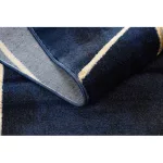 Covor EMERALD 1022 Figuri geometrice albastru închis/auriu 200x290 cm