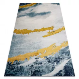    Kab. Covor EMERALD 1023 glamour, abstracție elegantă albastru / auriu 240x330 cm