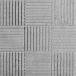 Ay. Art covor modern rotund 160 x 160 cm 1123 argintiu