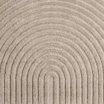 Ay. Art covor modern rotund 200 x 200 cm 1122 bej