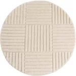 Ay. Art covor modern rotund 200 x 200 cm 1123 crem