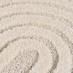 Ay. Art covor modern rotund 80 x 80 cm 1122 crem
