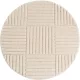 Ay. Art covor modern rotund 80 x 80 cm 1123 crem