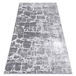   Covor modern MEFE 6184 înălțime fir 2 gri închis 240x330 cm