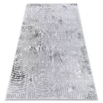 Covor modern MEFE 8725 înălțime fir 2 gri 80x150 cm