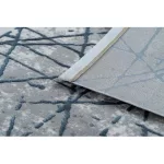 Akril valencia covor 3949 INDUSTRIAL gri / albastru 80x150 cm