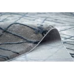 Akril valencia covor 3949 INDUSTRIAL gri / albastru 80x150 cm