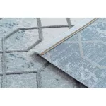 Akril valencia covor 3951 HEKSAGON albastru / gri 80x150 cm