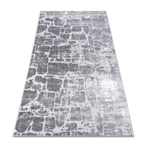 Covor modern MEFE 6184 înălțime fir 2 gri închis 140x190 cm