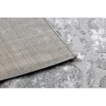 Covor modern MEFE 6184 înălțime fir 2 gri închis 140x190 cm