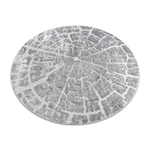Covor modern MEFE Cerc, 6185 înălțime fir 2 gri 160 cm