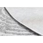 Covor modern MEFE Cerc, 8725 înălțime fir 2 gri 160 cm