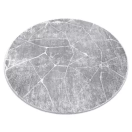   Covor modern MEFE Cerc, 2783 marmură - înălțime fir 2 gri 100 cm