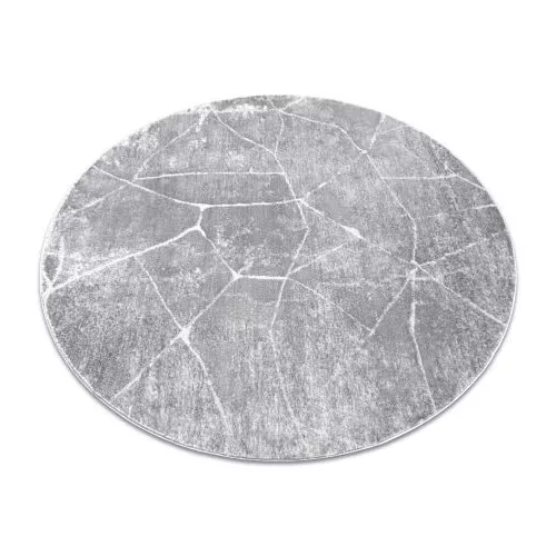 Covor modern MEFE Cerc, 2783 marmură - înălțime fir 2 gri 100 cm