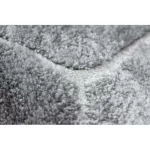 Covor modern MEFE Cerc, 2783 marmură - înălțime fir 2 gri închis 100 cm