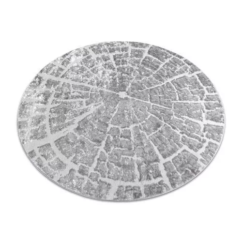 Covor modern MEFE Cerc, 6185 înălțime fir 2 gri 100 cm