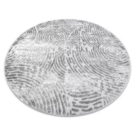    Covor MEFE modern Circle 8725 Cercuri amprenta - cerc gri 100 cm
