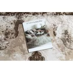 Akril valencia covor 9987 ORNAMENT, vintage  bej 80x150 cm