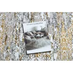 Covor modern GLOSS 8487 63 elegant auriu / bej 80x150 cm