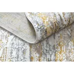 Covor modern GLOSS 8487 63 elegant auriu / bej 80x150 cm