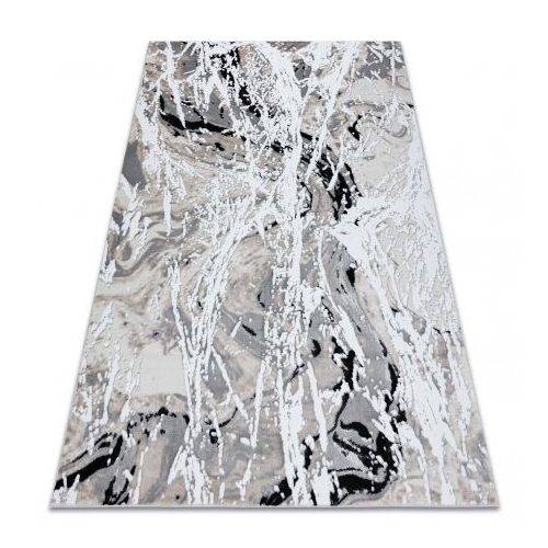Covor modern GLOSS 8488 37 abstract elegant, glamour Bej / Gri 80x150 cm