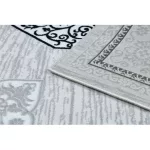 Covor modern GLOSS 8490 52 Decor elegant, Chenar fildeș / Gri 200x290 cm
