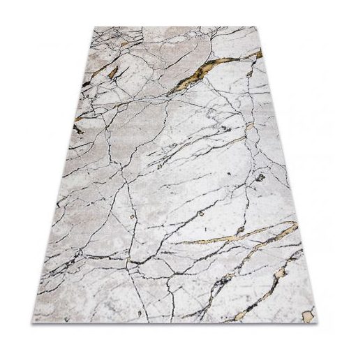 Covor modern GLOSS 529A 53Marmură,elegant , glamour fildeș / Bej 160x220 cm