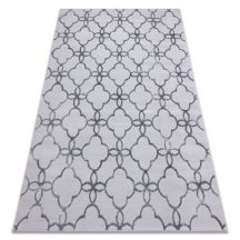   Covor modern MEFE 8504, Flori, înălțime fir 2 gri închis 140x190 cm