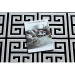 Covor modern GLOSS 6776 85 elegant negru / nuanța fildeșului 120x170 cm