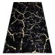 Modern GLOSS szőnyeg 410A 86 Márvány , kő, elegáns, glamour fekete / arany 280x370 cm