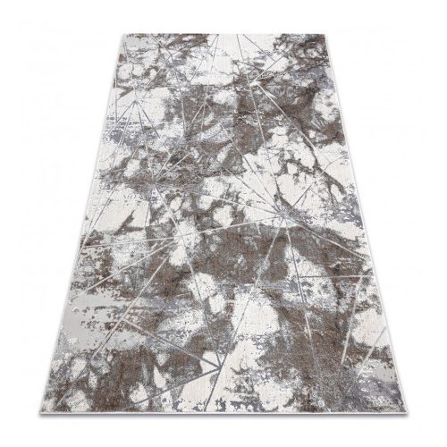 Covor modern NOBLE 1515 64 marmură - ,înălțime fir 2 crem / gri 120x170 cm