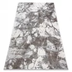 Covor modern NOBLE 1515 64 marmură - ,înălțime fir 2 crem / gri 80x150 cm