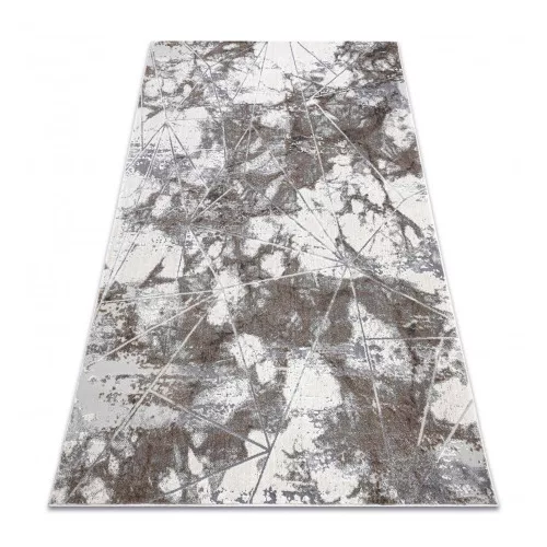 Covor modern NOBLE 1515 64 marmură - ,înălțime fir 2 crem / gri 80x150 cm
