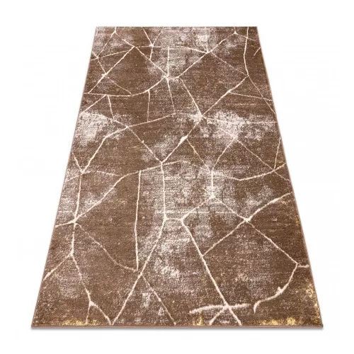 Covor modern MEFE 2783 marmură - înălțime fir 2 bej închis 140x190 cm