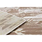 Covor modern MEFE B402 vintage înălțime fir 2 bej închis 160x220 cm