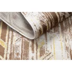 Covor modern MEFE B402 vintage înălțime fir 2 bej închis 160x220 cm