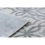 Covor modern NOBLE 1532 45 vintage , zăbrele marocane,înălțime fir 2 gri 80x150 cm