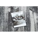 Covor modern NOBLE 9732 47 vintage înălțime fir 2 gri / bej 80x150 cm