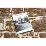 Covor modern MEFE 6184 înălțime fir 2 bej închis 120x170 cm