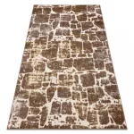 Covor modern MEFE 6184 înălțime fir 2 bej închis 140x190 cm