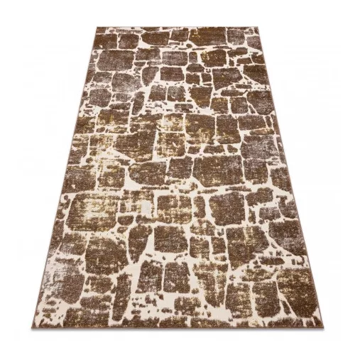Covor modern MEFE 6184 înălțime fir 2 bej închis 140x190 cm